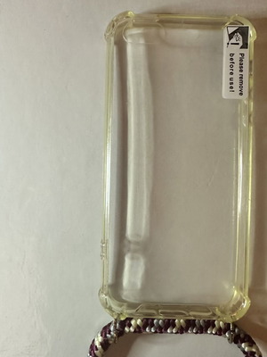 Transparent Anti-Shock Case with Cord for iPhone 7/8/SE new