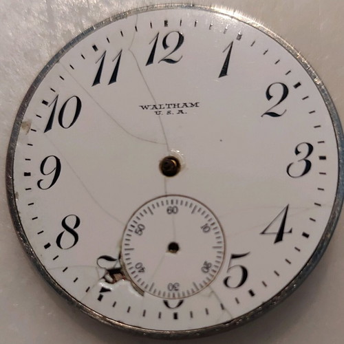 American gold-plated collectible pocket watch 1883 used