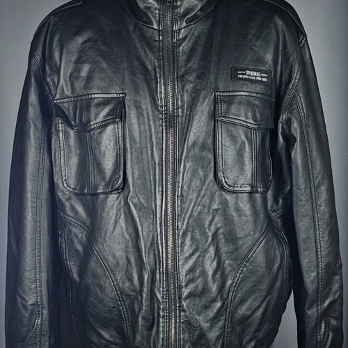 Bomber jacket Infinity XL black like new