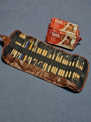 Sculpting and modeling set new with 3 DAS clays