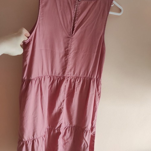 Dusty Rose Dress 100% Viscose Size M Like New
