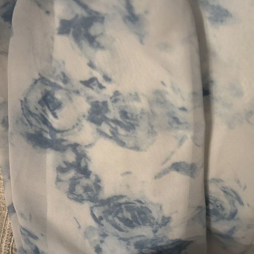 Blue floral dress, size XS