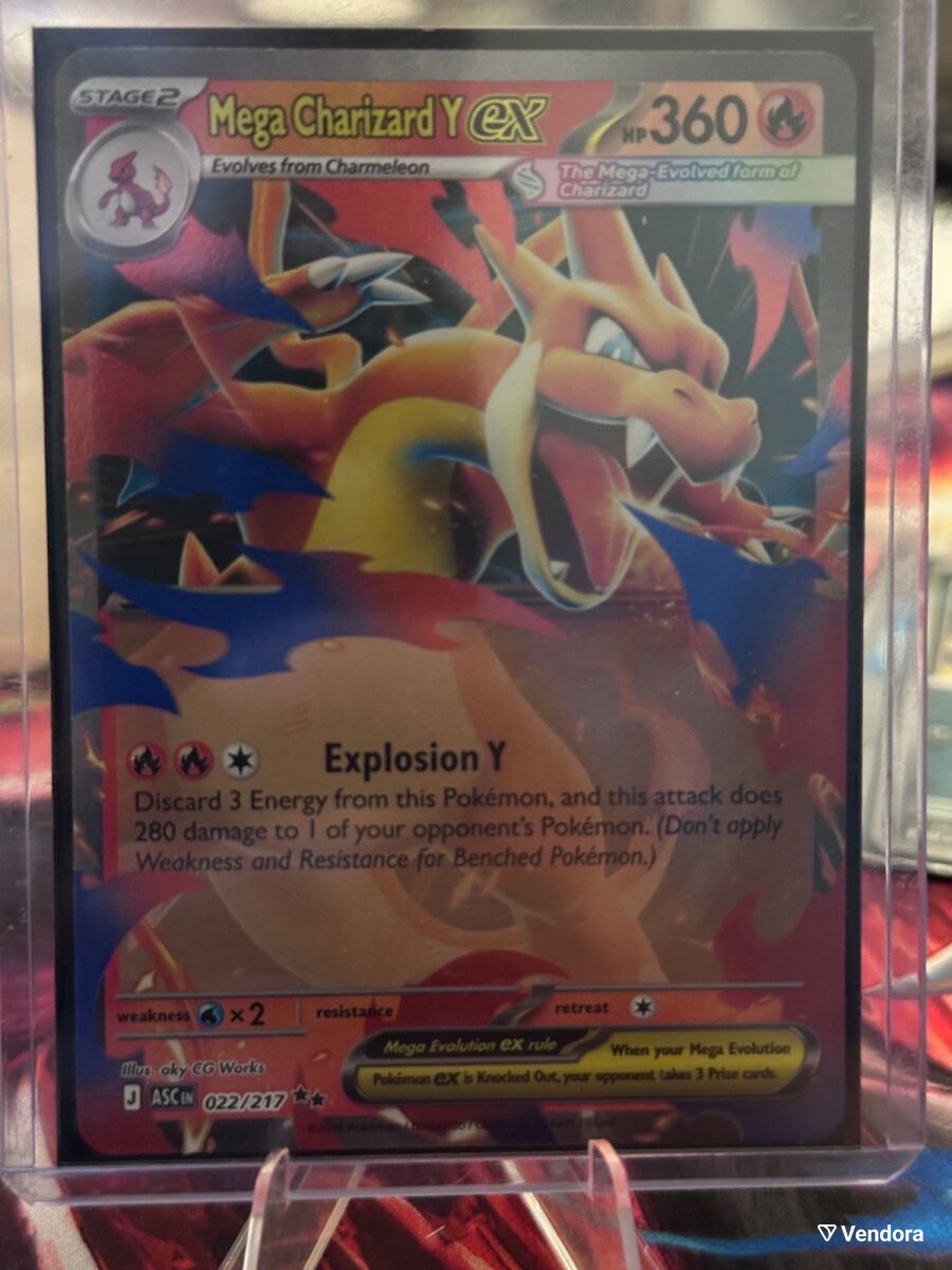 Mega Charizard Y ex Pokemon TCG card new - 6,00 - Vendora.cy Mega Charizard Y ex Pokemon TCG card new - 6,00 - Vendora.cy