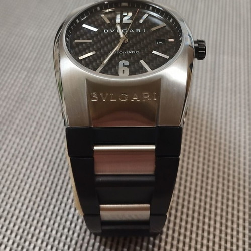 Bvlgari Ergon Automatic men's watch restored, black and silver