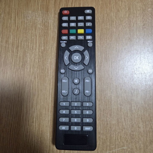 Remote control for DVB-T2 decoder new, universal for TVs