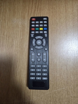 Remote control for DVB-T2 decoder new, universal for TVs