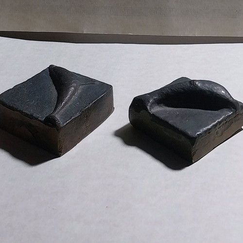 Heavy bronze tiles with dolphins from Cycladic Art Museum new