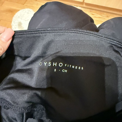 Oysho fitness leggings new, black, size S