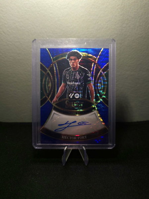 Hector Fort Auto Blue Pulsar SP Panini Select LaLiga 2025-26 Elche card