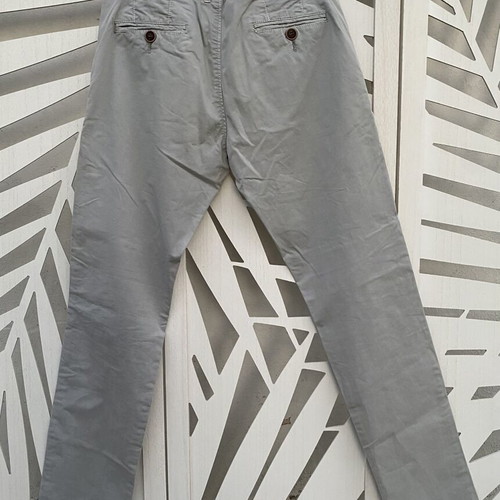 Chino men pants like new, light gray, size S