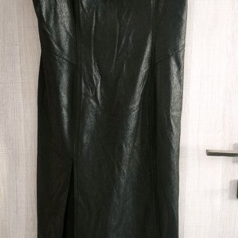 Nadia Rapti Wild Flower Midi Dress black, new, size large