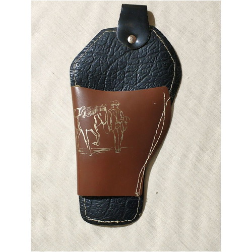 Cowboy pistol holsters used, set of 2, 1960s-70s vintage
