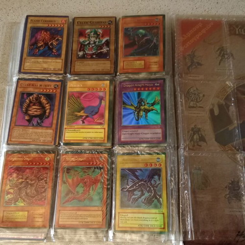 Yu-Gi-Oh! cards set in album used