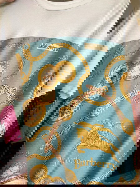Burberry X Cristopher Bailey Silk T-Shirt S