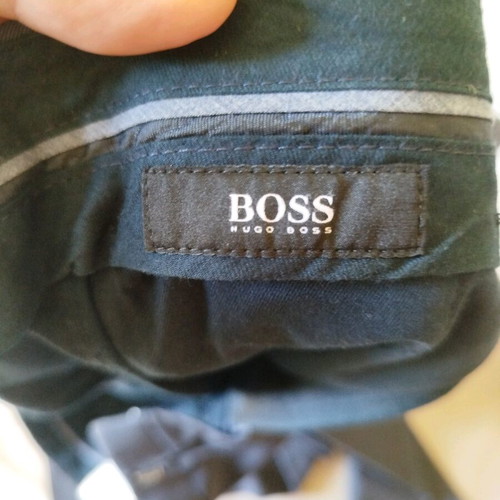 Hugo Boss men's pants like new, gray and blue, 100% wool