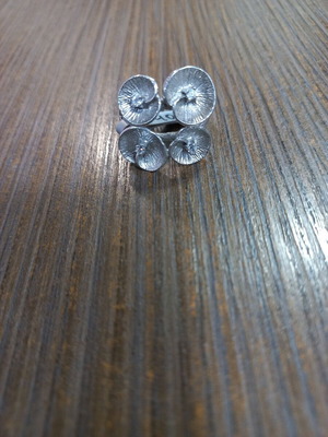 Silver ring size 57 new