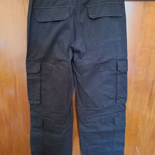 Cargo Panasonic pants Bershka black size S like new