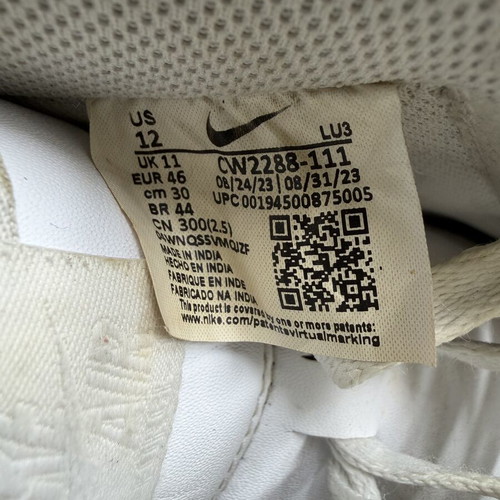 Nike Air Force 1 '07 Low sneakers used, white EU 46