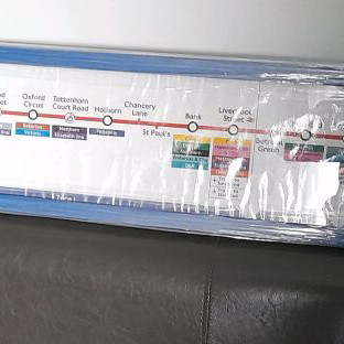 London Metro Line new, collectible decoration