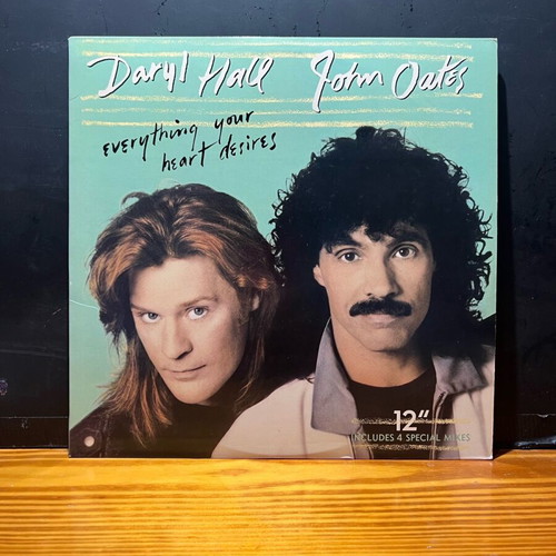 Daryl Hall John Oates Everything Your Heart Desires vinyl used