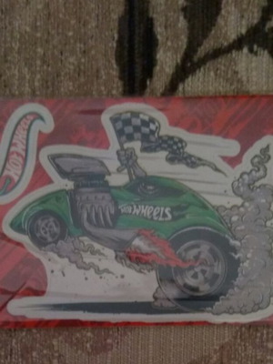 Hot Wheels σφραγισμένο μεγάλο αυτοκόλλητο