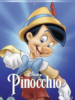 Pinocchio VHS used, videocassette without cover