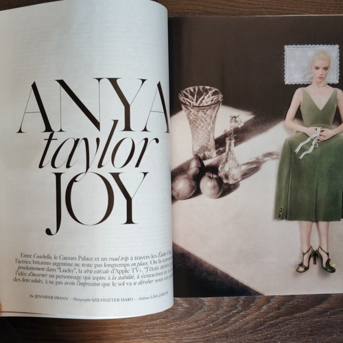 L'Officiel Paris Summer Issue magazine with Anya Taylor-Joy and Travis Scott