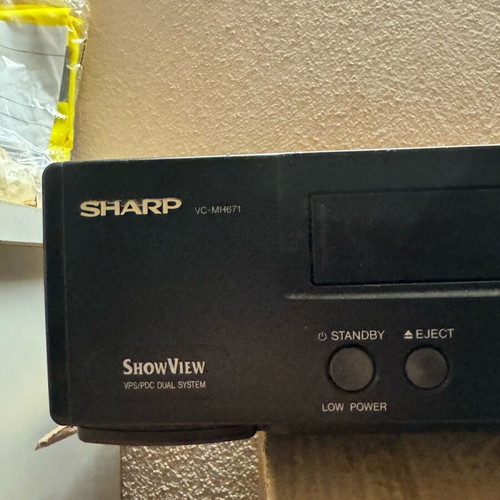 Sharp VC-MH671 Video VHS VCR used, Hi-Fi Stereo, 4-Head