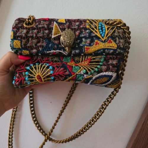 Kurt Geiger shoulder bag with vintage embroidery