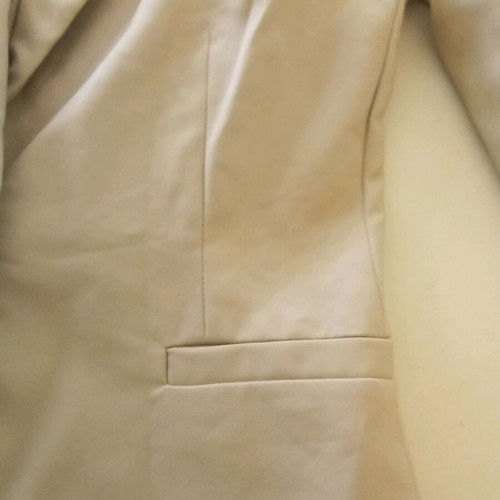 Mango beige jacket like new, fitted, lined