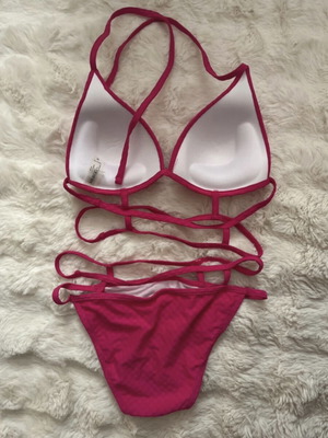 Bikini set pink new, size S