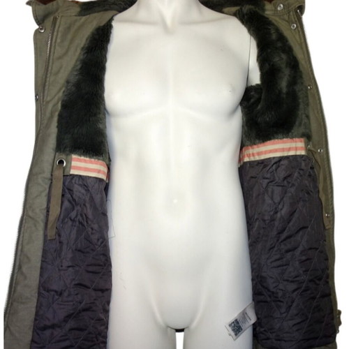 True Religion military green army style parka jacket, excellent condition