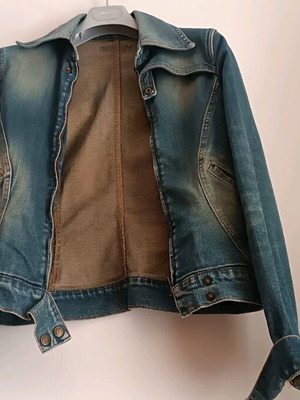 Ζακέτα jeans μεταχειρισμένη, medium μέγεθος, μπλε