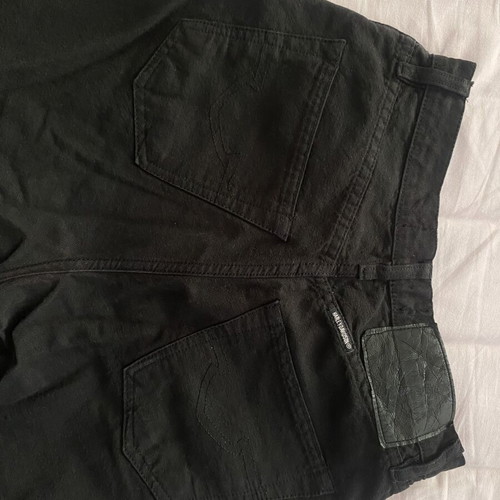 Harley Davidson women's straight black pants like new, size 29