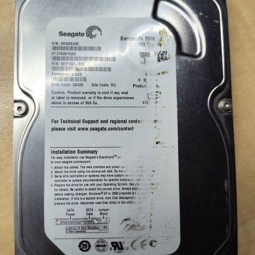 Hard drives 3.5" used with onboard network card and 2 CD DVD writers