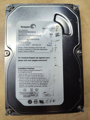 Hard drives 3.5" used with onboard network card and 2 CD DVD writers