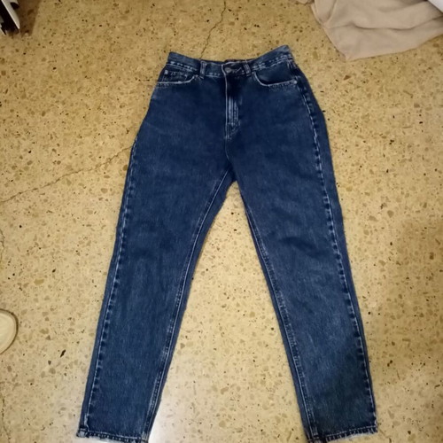 Pull & Bear high-waisted cotton denim jeans size S new, faded blue
