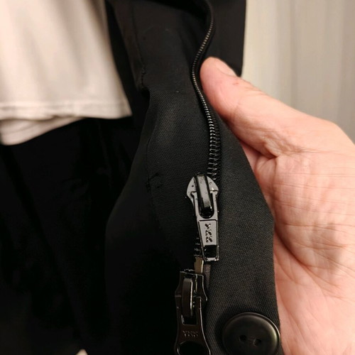 Black trench coat like new size L