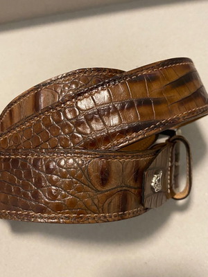 Paolo da Ponte belt used, made in Italy, non-animal leather