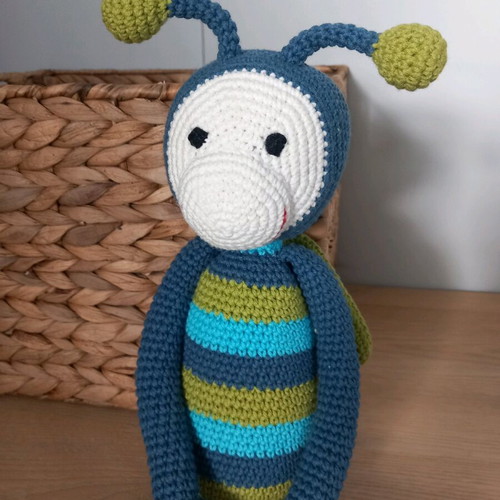 Zouzouni handmade knitted ladybug doll 40 cm new