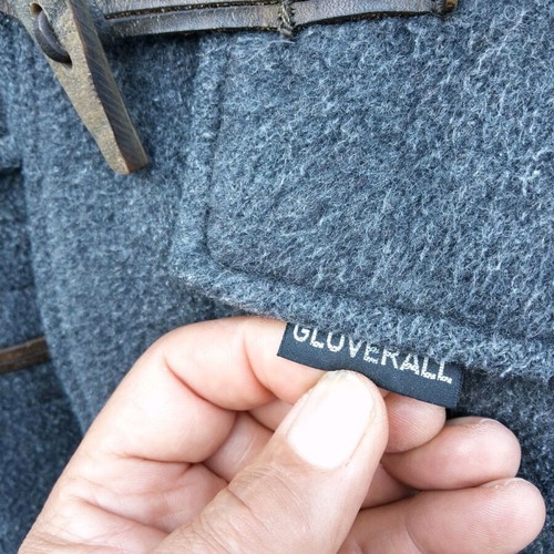 Gloverall Montgomery coat used, grey, unisex, vintage