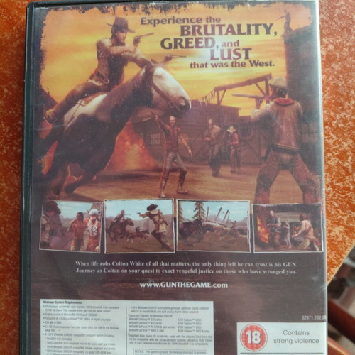Gun PC game used, complete