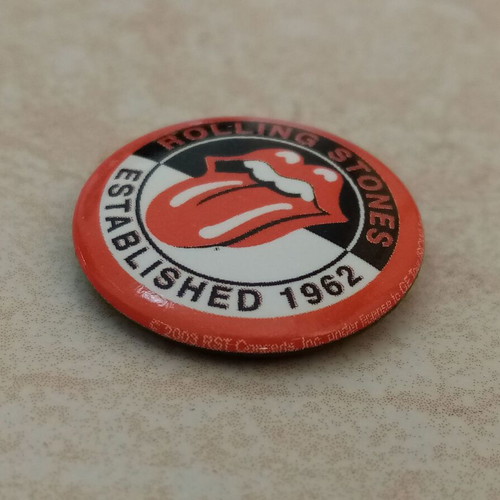 Rolling Stones 2003 official badge used
