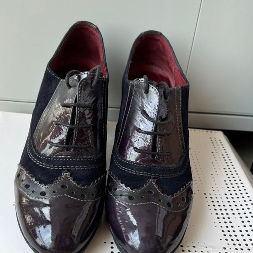 Hispanitas women's shoes used, blue, size 38, heels