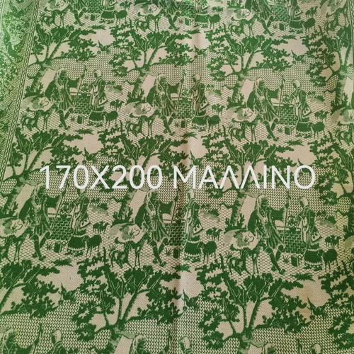 Woolen blanket thin new, handmade on loom, 170x200