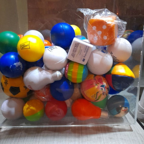 Anti-stress balls new, pack of 95, foam material