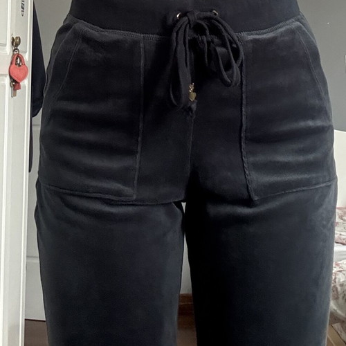 SugarFree pants used, size S, dark turquoise with missing gold lace