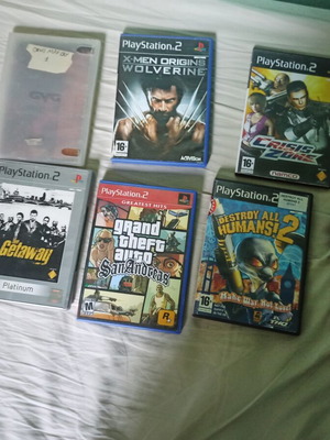 PS2 action, fighting and shooting games