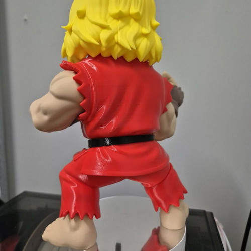 Ken figure from Street Fighter 3D print like new
