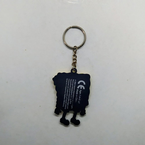 SpongeBob SquarePants Nickelodeon keychain new, yellow PVC
